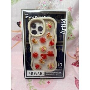 Artik iPhone 16 Pro Max Dachshund Christmas Pop Charms Phone Case